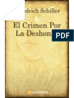 El Crimen Por La Deshonra-Schiller Friedrich