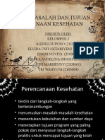 Analisis Masalah Dan Tujuan Perencanaan Kesehatan