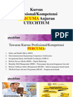 Utechtium Training Programme Slide