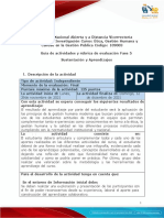 Guia de Actividades y Rúbrica de Evaluación - Fase 5 - Sustentacion y Aprendizajes