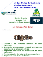 Unidad 3 (Q.O. 1S 2021 P.6 Derivados de Ácidos Carboxílicos FAUSAC WDLR)