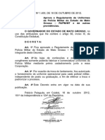 Decreto Nº 1.400, De 18 de Outubro de 2012. (1)