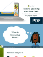 Remote Learning With Pear Deck