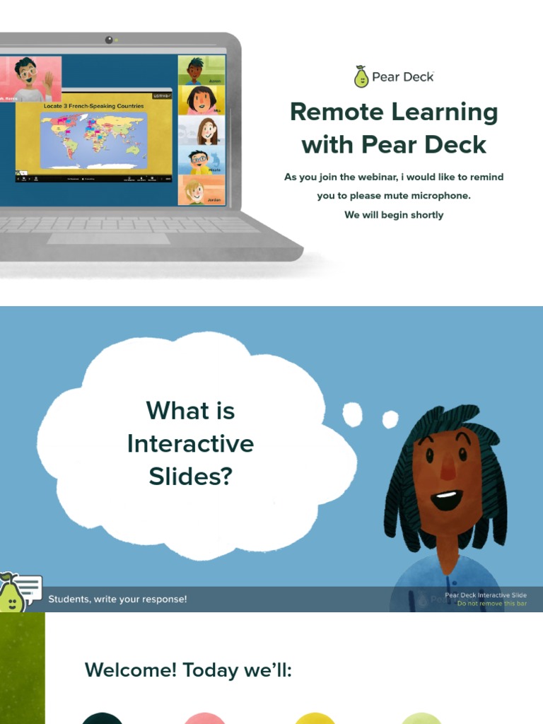 Remote Learning With Pear Deck PDF Computing Software