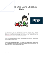 Parent and Child Game Objects in Unity