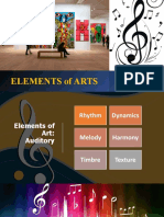 Auditory - Elements of Arts