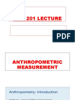 Anthropometric Measurements LEC