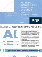 Artificial Intelligence & Intelligent Systems in Garment Manufacturing