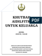 Khutbah Aidilfitri 2020 RUMI Edisi Keluarga