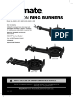 Cast Iron Ring Burners: Important: Retain These Instructions For Future Use