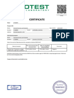 Certificate: Order
