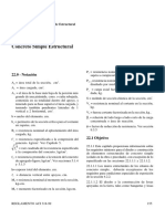 ACI 318-XXII-1999 Cap 22 Concreto Simple Estructural