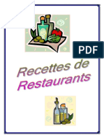Recettes de Restaurant