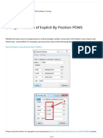 Change Precision of Explicit by Position PDMS - PDMSid
