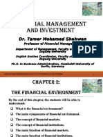 Financial Management and Investment: Dr. Tamer Mohamed Shahwan