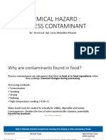 Chemical Hazard - Process Contaminant - 07092021