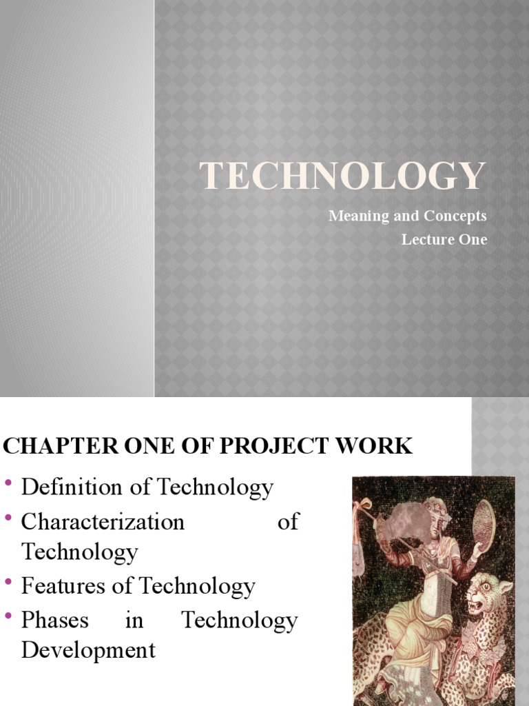 Understanding Technology: Definitions & Concepts | PDF | Invention ...