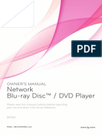 Network Blu-Ray Disc™ / DVD Player: Owner'S Manual