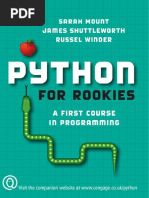 Python For Rookies A First Course in Pro