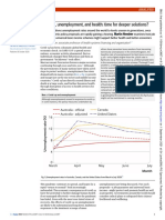 Covid-19, Unemployment, and Health: Time For Deeper Solutions?