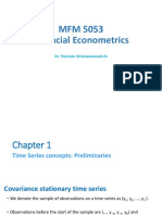 Financial Time Series Analysis