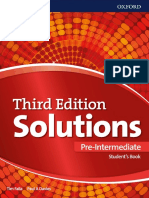 Oxford - Solutions Pre-Intermediate Student - S Book 3rd Edition