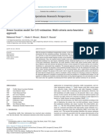 Sensor Location Model For O D Estimation Multi Cri - 2019 - Operations Research