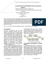 Analysis On Grinding Media Motion in Ball Mill by Discrete Element Method