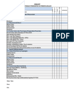 CEKLIST & DAFTAR ISI 2021 Fix