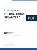 Company Profile: Pt. Bali Dana Sejahtera