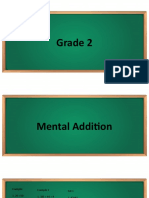 Mental Addition Subtraction