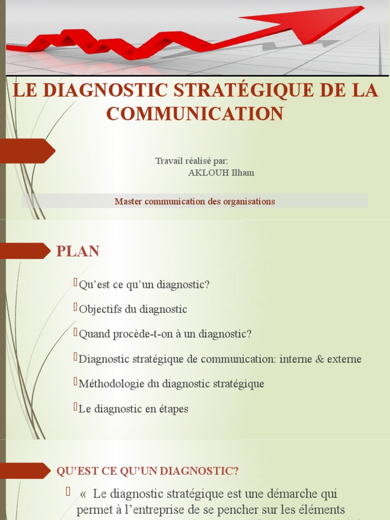 Diagnostic Stratégique de la Communication | PDF | la communication ...
