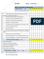 Transylvania Ehf: Kitchen Cleaning Checklist