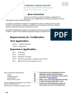 Certification Application Package
