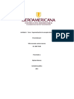 Actividad 1 - Tarea - Esquematización de Conceptos Básicos, Catedra Ibero
