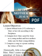 #4 - A MARY, MOTHER OF JESUS - Lesson