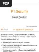 P1 Security - Corporate Presentation 2020 Q4