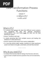 What Is ETL, ETL Vs ELT