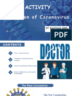 Sewa Activity: Prevention of Coronavirus