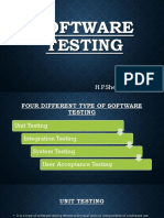 4 Types of Software Testing Explained