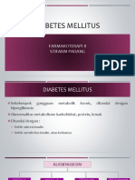 Diabetes Mellitus: Farmakoterapi Ii Stifarm Padang