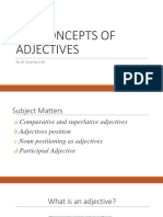 The Concepts of Adjectives