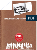 Manifiesto Ecuatoriano Transfeminista