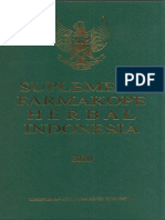 Farmakope Herbal Indonesia Suplemen I 2010