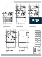 Planos de Distribución de Vivienda de 4 Pisos de 300m2