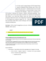 Kata Kunci: G5P3A1, Hamil 9 Minggu, Fluxus, Nyeri Perut, OUE Terbuka, GS +, FP + Masalah: Abortus Insipien