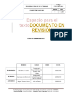 Plan de Emergencias Ecebol Oruro