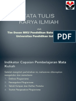 Materi 10 Tata Tulis Karya Ilmiah