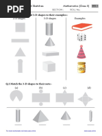 Shapes Around Us: Class 4 Guide | PDF | Shape | Rectangle