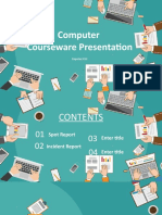 Computer Courseware Presentation: Repoter:XXX